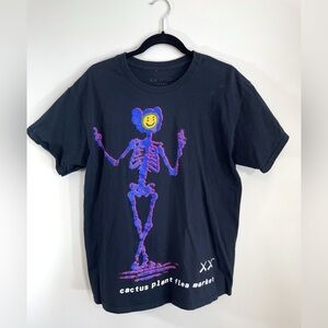 Cactus Plant Flea Market x KAWS x Fortnite T-Shirt – Black – Size Large